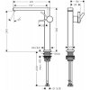 Hansgrohe Tecturis E Jednouchwytowa bateria umywalkowa 240 Fine CoolStart EcoSmart+ bez kompletu odpływowego Czarny Matowy 73070670